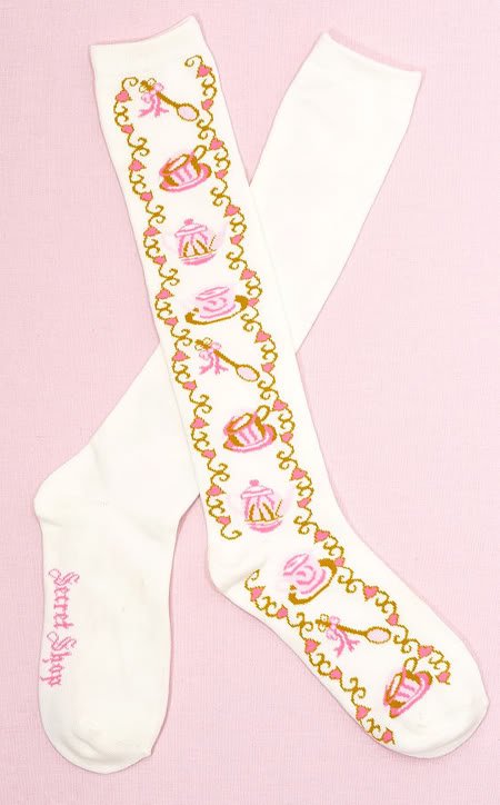 Secret Shop Wonder Party Sweet Lolita Socks